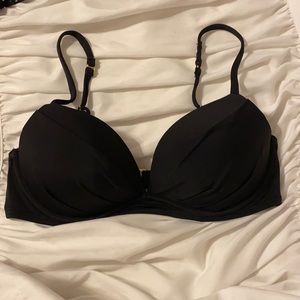 Victoria’s Secret Black Bathing Suit Push Up Top